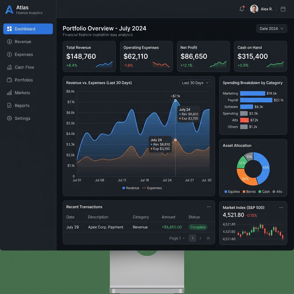 Venus Analytics SaaS Dashboard